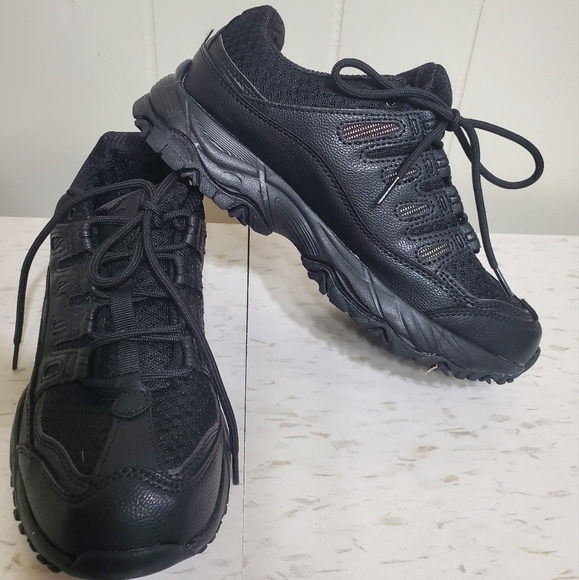 Avia Walking Running Sneakers Black Women Size 7.5W - Picture 1 of 13